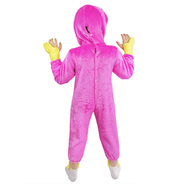 3-14 år Barn Pojkar Flickor Poppy Playtime Huggy Wuggy Cosplay Jumpsuit Sovkläder-Rosa 11-14 Years
