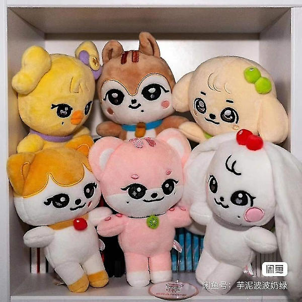 Kpop Ive Cherive Plyslegetøj Minive Ganganji Dal-e Rei Naori Cherry Liz Cheez Erang-e Kpop Ive Dukke Wonyoung Yujin Gaeul C  45cm