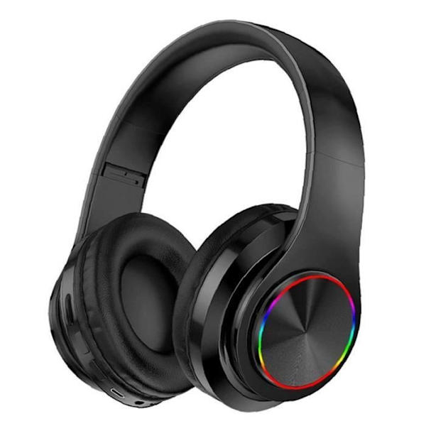 Pelikuulokkeet Langattomat Bluetooth-kuulokkeet B39 Taitettava Valoisa Kuulokkeet Tietokoneelle Kannettavalle Musta Puhelin Tarvike A140