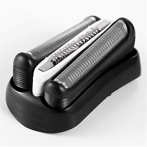 2 STK 32B Barbermaskin Erstatningsdel for Braun Series 3, Erstatningsfolie og Kutter for Braun Series 3010S 3040S