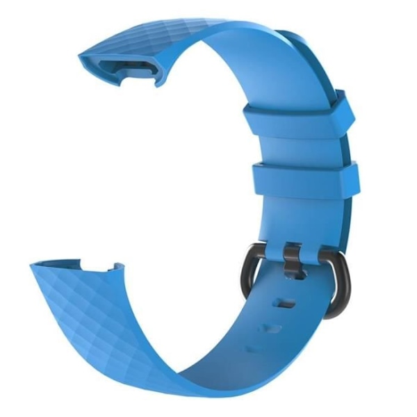 (S)Ersättningsband för watch i silikon för Fitbit Charge 3 Fitness Activity 3-Sky Blue
