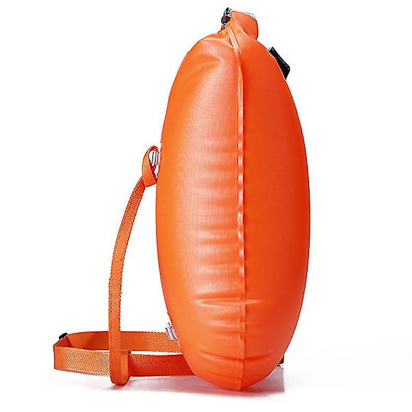 Swim Buoy Tow Float Dry Bag, Wild Swimming Float, oppustelig Vandtæt Dry Bag Yellow
