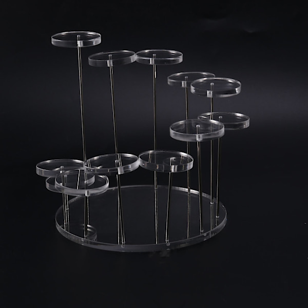 Cupcake stativ Akryl display stativ for smykker/kake Dessert stativ bryllup bursdagsfest dekorasjon Transparent