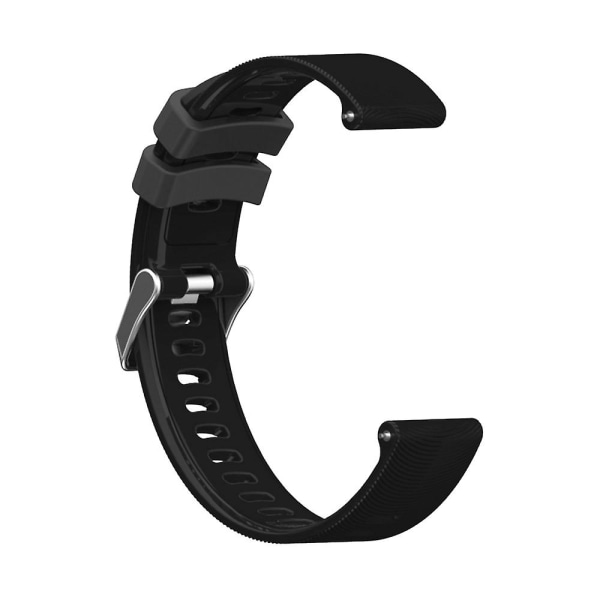 2 stk Garmin Vivoactive 3 Silikon klokkerem Armbånd Kompatibel med Garmin -HG black