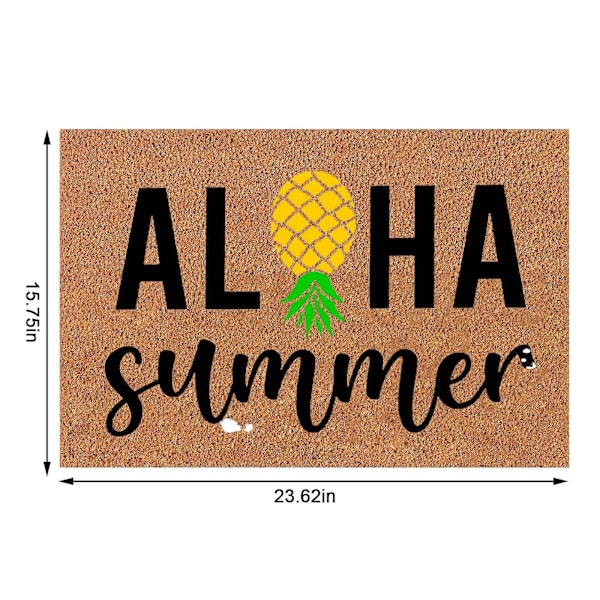 Ananas Dörrmatta Välkommen Golvmatta 23.62 X 15.75in Halksäker Golvmatta Sommarsemester Rolig Nyhet Dörrmattor Inomhus Utomhus Dekoration B