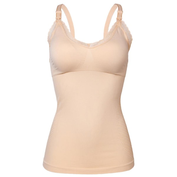 Damer Gravid Toppar Amning Cami Tanks Toppar Skin Colour L