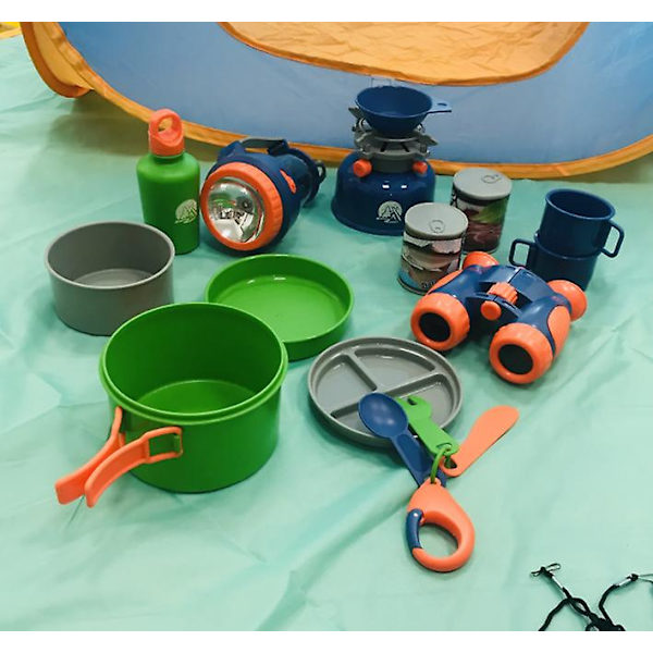 Barn set med tält inomhus utomhusleksaker 21PCS