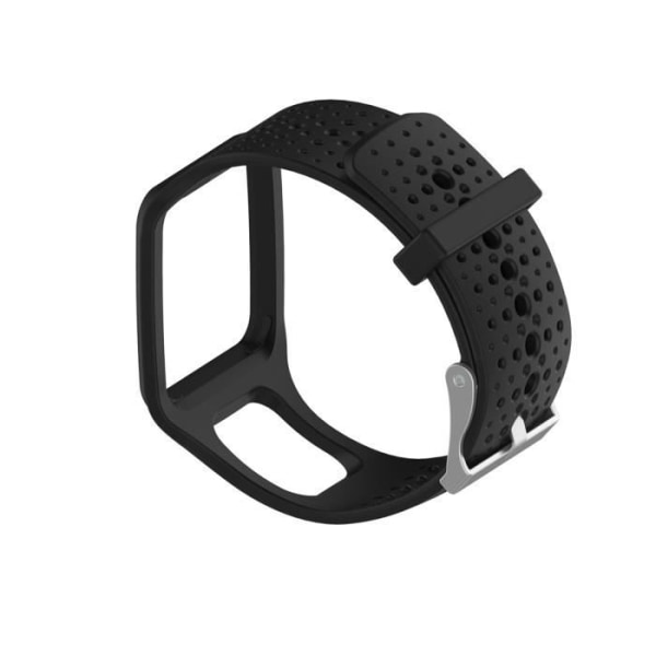 Urremme Komfortabel Sports Armbånd for TomTom GPS Klokker & TomTom Multi-Sport Svart