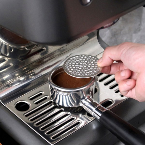 Återanvändbar Kaffepuckskärm Kaffemaskin Filter Mesh Kaffebryggare Filter 58mm