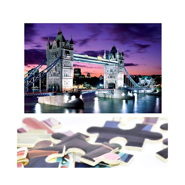 Tower Bridge 1000-bitars Papppussel