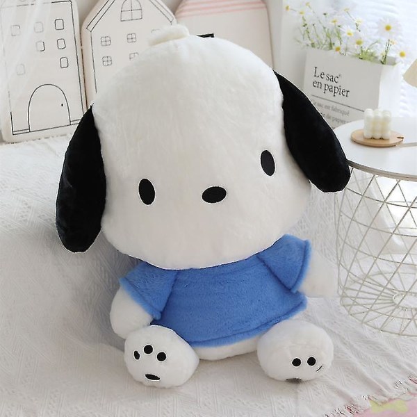 Kawaii Sanrio Pochacco Plussilelu Nukke Anime Söpö Luova Koristeellinen Nukke Tyyny Lapsille Joulu Syntymäpäivälahja -ES 40CM