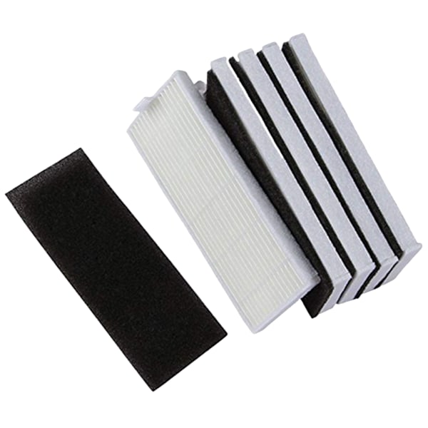 NYTT 5 stk svamp + 5 stk Hepa filter for erstatning A4 robotstøvsuger