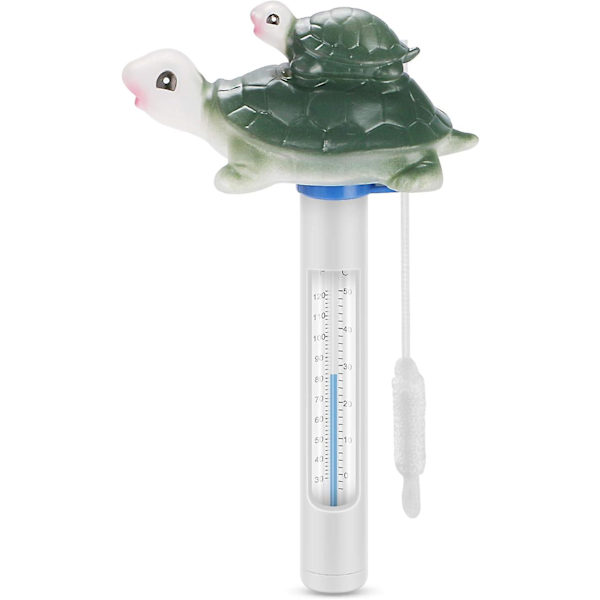 Flydende pool termometer, flydende pool termometer med snor, baby pool termometer til udendørs og indendørs pools, spabade, boblebade, akvarier og fisk P