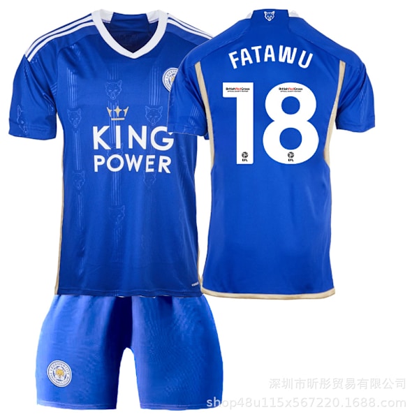 2023 Leicester City hemmatröja fotbollströja - Fatau XL(180-185cm)