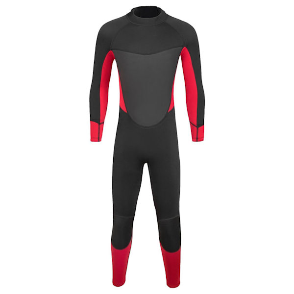 Miesten kokovartalo neopreenipuku vesiurheiluun kylmässä vedessä parille Black Red