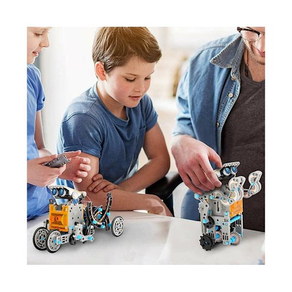 Solar Robot Kit - 13-in-1 DIY, STEM Educational, Kids Science Experiment