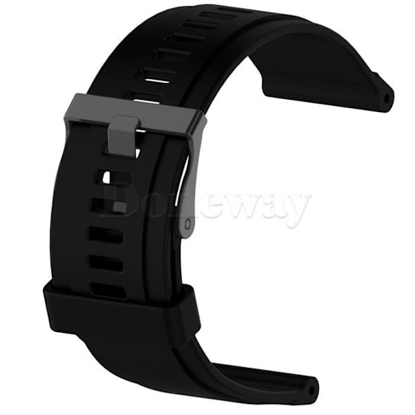 2018 Mote-utskiftbar silikonklokkearmbånd for SUUNTO Core Style (Svart)