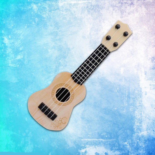 Lasten lelu Ukulele kitara Soitin lapsille Beige