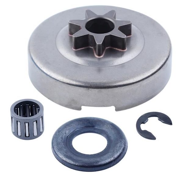 3/8" rumpupyörän vanteen laakerin aluslevyn pidike 7T, yhteensopiva Husqvarna 362 365 371 372 372XP 570 575 XP kanssa