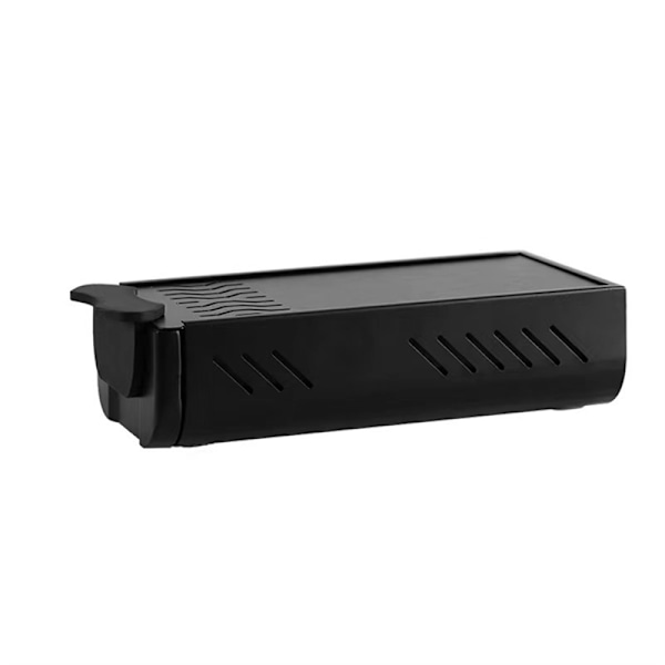 Skuffetype Kaffegrutboks Kaffemaskin Oppbevaring Avfall Pulver Grutboks Fortykket Grutboks for Bardisk (Svart)