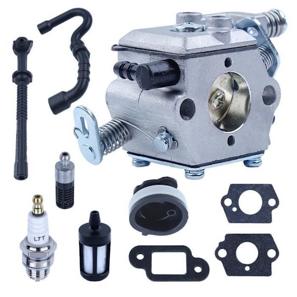 Kaasutin Yhteensopiva Stihl 017 018 MS170 MS180 Korvaa 1130120 0608 11301412200 Pakoputken Vaimennin Inline-Suodatin