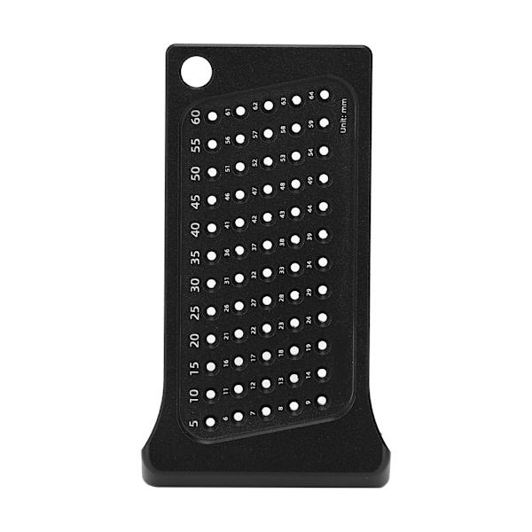 5PCS Träbearbetning Hål Linjal Aluminiumlegering Handmanövrerad Mätverktyg Mini Skrivare