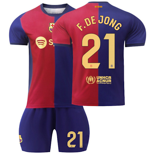 2425 Barcelona hjemme F.DE JONG trøjesæt 20(110-120cm)