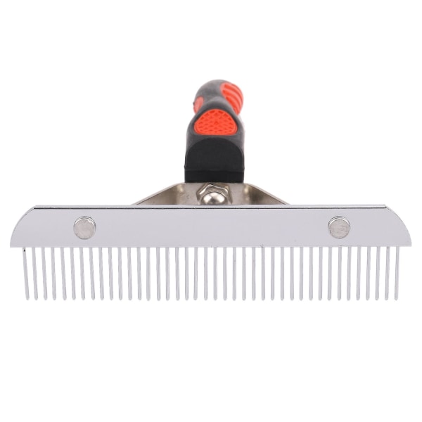 Pet Comb Extra- Haravakampa Hoitoharja Deshedding Tool Kauneuskampa kultaisellenoutajalle Red Black