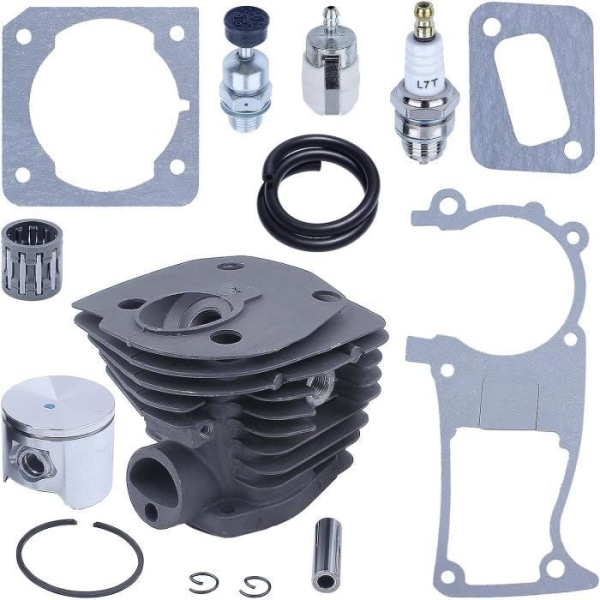 Kompatibel med Husqvarna 340 345 346XP 350 351 353 Kompatibel med motorsågar 44mm cylinder kolv kit 503869971 503 89 44-01 503 86 25