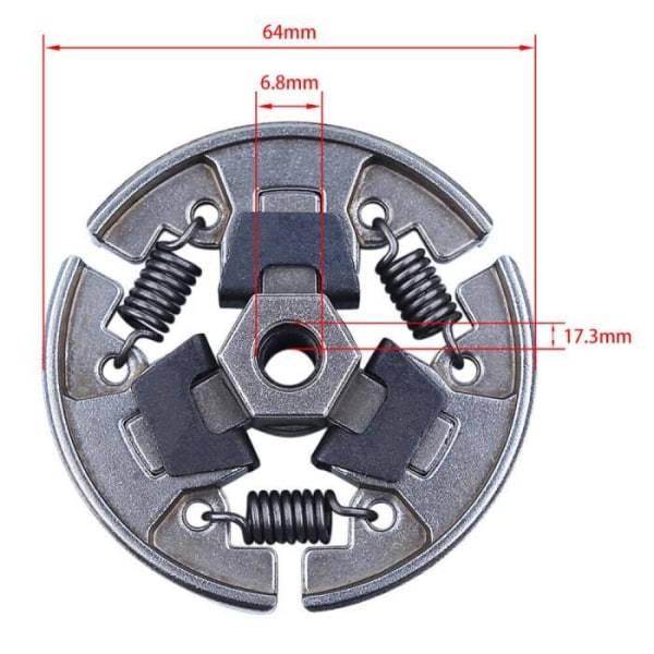 Kytkinkokoonpano yhteensopiva Stihl FS85 FR85 KM85 KW85 KA85 SP85 TRIMME 41371602001 kanssa