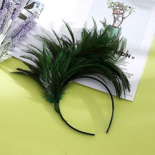 Mode Mardi Gras Hårband Enkelt Cosplay Hårband Multifunktionellt Festival Hårband För Kvinnor Green
