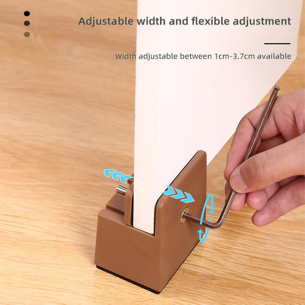 4x Sengemøbler Risers 5cm Heavy Duty Justerbare Skrivebordsløfter Ben Forleng Black 5cm