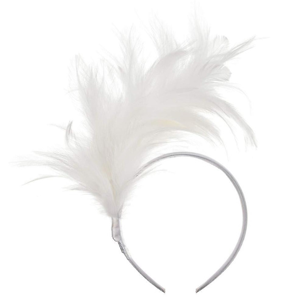 Mode Mardi Gras Hårband Enkelt Cosplay Hårband Multifunktionellt Festival Hårband För Kvinnor White