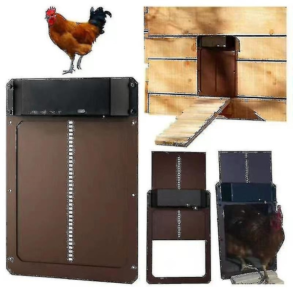 Alg Automatic Chicken Coop Door Light Sense Opener Chicken House Door -