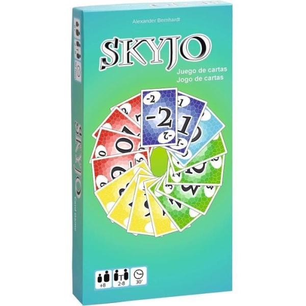 SKYJO, the new card game for young and old. An ideal board game for a fun evening with friends or family