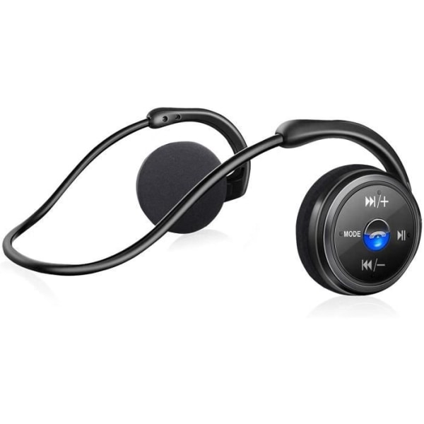 Trådløse Bluetooth-hodetelefoner, trådløse Bluetooth-hodetelefoner Sport Vanntett Hi-Fi Stereo Innebygd mikrofonstøtte SD-kort-FM-radio, 151