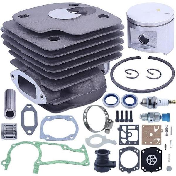 52mm Cylinder Piston Kompatibel med Husqvarna 372 372xp 371 365 362 Indtag Manifold Pakning