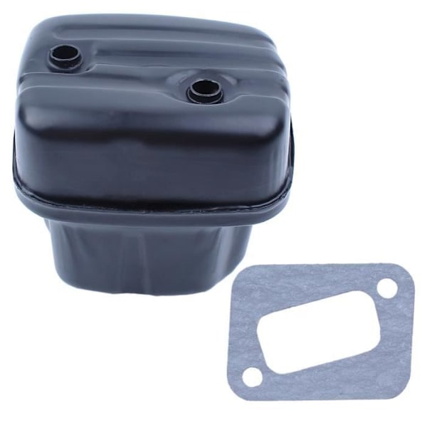 Ljuddämpare avgasljuddämpare med packningssats kompatibel med Husqvarna Motorsåg 340 345 346XP 350 351353 E EPA# 503862803 Hg