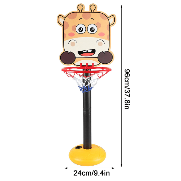 Set jalustan korkeuden säätö max. 39,4 tuumaa Koripallon sisätiloissa lapsille A