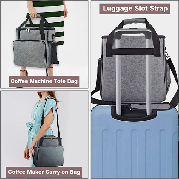 Kaffemaskine Rejsetaske Enkeltportion Kaffestation Organizer Lommetaske Rejse