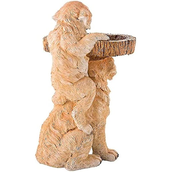 Rpporm Fågelbad för trädgården Fristående stav Fågelbad Stöd Fågelmatare Utomhus Trädgård Gård Gräsmatta Dekoration inomhusprydnader Qxuan B