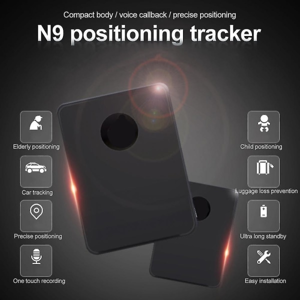N9 Trådlös Gsm Lyssna Ljud Buggning Övervakning Röstdetektering Bil GPS Tracker Lyssna i realtid