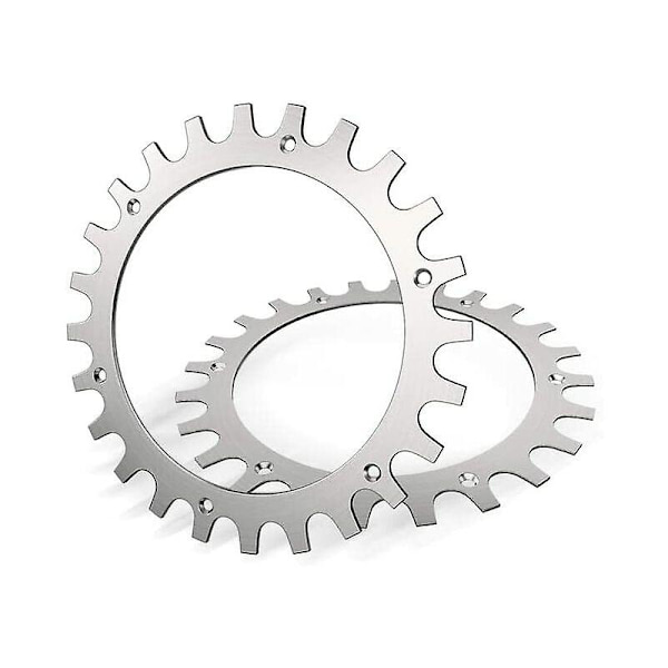Worx Landroid gressklipper modell S/m Premium rustfrie stålbolter 2 mm tykkelse Forbedret trekkraft - Polert avgrading - Hjuldiameter: 205 mm