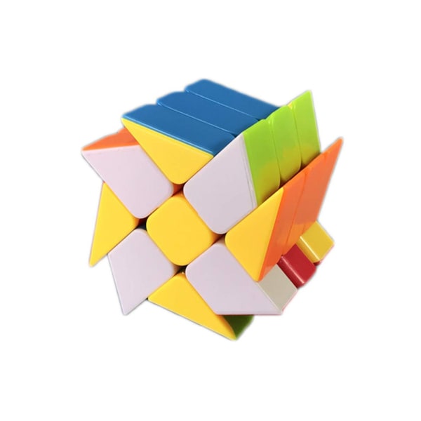 Xelparuc 3x3 Speed ​​Hot Wheel Skewb Magic Cube Puzzle - 2,24"