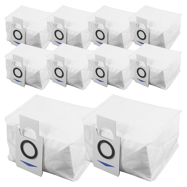 10 Pakke Erstatningsstøvsugerposer for ECOVACS DEEBOT X1 OMNI Turbo Robotstøvsuger