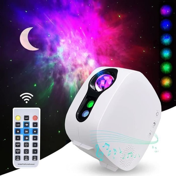 LED Star Projector Lamp, Galaxy Projector, 31 Modes Rotating Night Light Projector, Star Sky Projector [68]