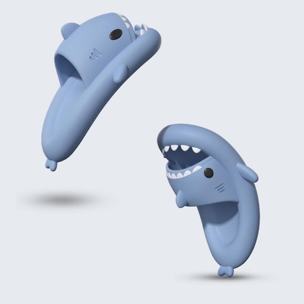 Cute Shark Par Hjemmesko - Skridsikre Eva Flip Flops til mænd, kvinder, børn, udendørs Apple green 36 37