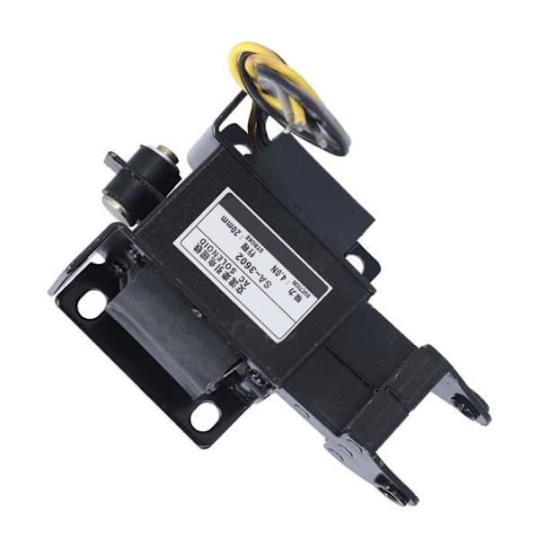 HURRISE elektrisk push pull magnet BERM solenoid elektromagnet pull elektrisk magnet AC220V -h