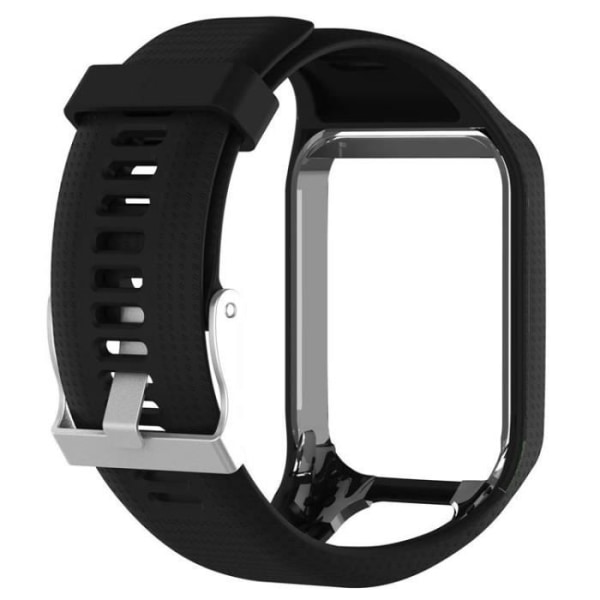 TPE-rem til TomTom Adventurer Golfer 2 Runner 2-3 Spark - Spark 3 GPS-ur (sort)