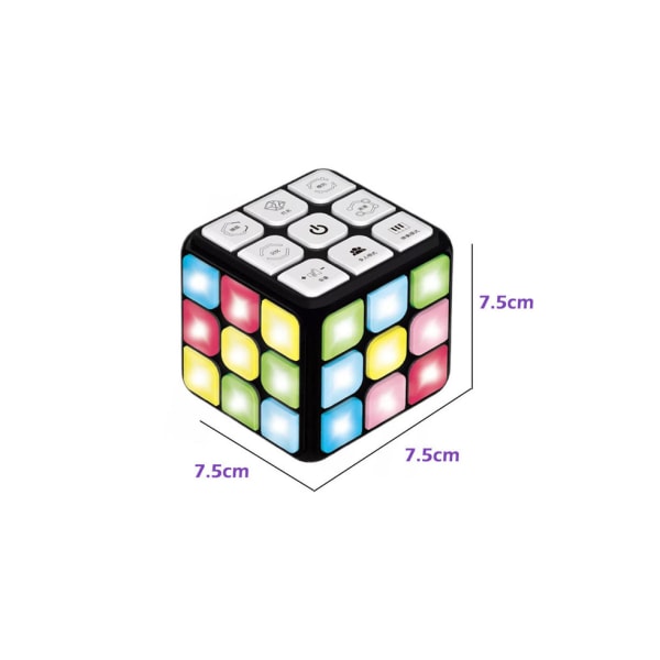 Elektronisk Rubiks Cube Legetøj - Batteridrevet